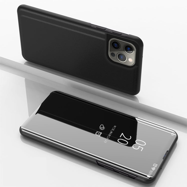 เคสโทรศัพท์หนังแบบพลิกพร้อมกระจกเคลือบเงาแนวนอนและที่ยึด สำหรับ iPhone 16 Pro, สำหรับ iPhone 16 Plus, สำหรับ iPhone 16, สำหรับ iPhone 15 Pro Max, สำหรับ iPhone 15 Pro, สำหรับ iPhone 15 Plus
