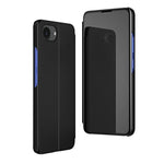 เคสโทรศัพท์หนังพับแนวนอนกระจกชุบพร้อมที่วาง สำหรับ iPhone 17e / 16e, สำหรับ iPhone 17 Pro Max, สำหรับ iPhone 17 Pro, สำหรับ iPhone 17, สำหรับ iPhone Air, สำหรับ iPhone 16 Pro Max