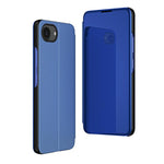 เคสโทรศัพท์หนังพับแนวนอนกระจกชุบพร้อมที่วาง สำหรับ iPhone 17e / 16e, สำหรับ iPhone 17 Pro Max, สำหรับ iPhone 17 Pro, สำหรับ iPhone 17, สำหรับ iPhone Air, สำหรับ iPhone 16 Pro Max