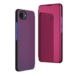 เคสโทรศัพท์หนังพับแนวนอนกระจกชุบพร้อมที่วาง สำหรับ iPhone 17e / 16e, สำหรับ iPhone 17 Pro Max, สำหรับ iPhone 17 Pro, สำหรับ iPhone 17, สำหรับ iPhone Air, สำหรับ iPhone 16 Pro Max