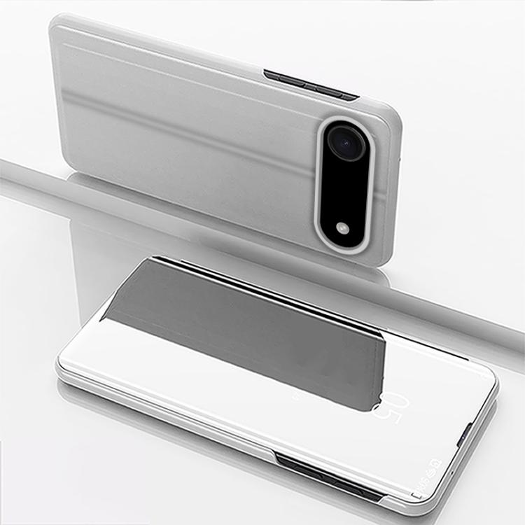 เคสโทรศัพท์หนังพับแนวนอนกระจกชุบพร้อมที่วาง สำหรับ iPhone 17e / 16e, สำหรับ iPhone 17 Pro Max, สำหรับ iPhone 17 Pro, สำหรับ iPhone 17, สำหรับ iPhone Air, สำหรับ iPhone 16 Pro Max