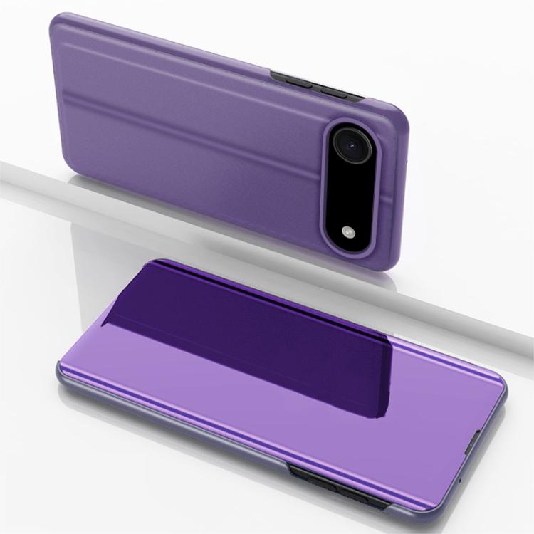 เคสโทรศัพท์หนังพับแนวนอนกระจกชุบพร้อมที่วาง สำหรับ iPhone 17e / 16e, สำหรับ iPhone 17 Pro Max, สำหรับ iPhone 17 Pro, สำหรับ iPhone 17, สำหรับ iPhone Air, สำหรับ iPhone 16 Pro Max