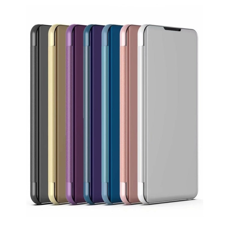 เคสโทรศัพท์หนังพับแนวนอนกระจกชุบพร้อมที่วาง สำหรับ iPhone 17e / 16e, สำหรับ iPhone 17 Pro Max, สำหรับ iPhone 17 Pro, สำหรับ iPhone 17, สำหรับ iPhone Air, สำหรับ iPhone 16 Pro Max