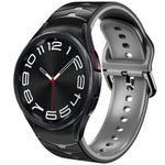 สายรัดนาฬิกาซิลิโคนลายโค้ง สำหรับ Samsung Galaxy Watch 6 Classic 43mm, สำหรับ Samsung Galaxy watch 5 Pro Golf Edition, สำหรับ Samsung Galaxy watch 5 Golf Edition