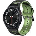สายรัดนาฬิกาซิลิโคนลายโค้ง สำหรับ Samsung Galaxy Watch 6 Classic 43mm, สำหรับ Samsung Galaxy watch 5 Pro Golf Edition, สำหรับ Samsung Galaxy watch 5 Golf Edition