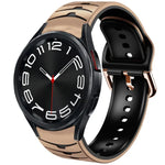 สายรัดนาฬิกาซิลิโคนลายโค้ง สำหรับ Samsung Galaxy Watch 6 Classic 43mm, สำหรับ Samsung Galaxy watch 5 Pro Golf Edition, สำหรับ Samsung Galaxy watch 5 Golf Edition