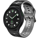 สายรัดนาฬิกาซิลิโคนลายโค้ง สำหรับ Samsung Galaxy Watch 6 Classic 43mm, สำหรับ Samsung Galaxy watch 5 Pro Golf Edition, สำหรับ Samsung Galaxy watch 5 Golf Edition