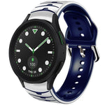สายรัดนาฬิกาซิลิโคนลายโค้ง สำหรับ Samsung Galaxy Watch 6 Classic 43mm, สำหรับ Samsung Galaxy watch 5 Pro Golf Edition, สำหรับ Samsung Galaxy watch 5 Golf Edition
