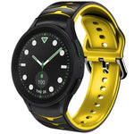 สายรัดนาฬิกาซิลิโคนลายโค้ง สำหรับ Samsung Galaxy Watch 6 Classic 43mm, สำหรับ Samsung Galaxy watch 5 Pro Golf Edition, สำหรับ Samsung Galaxy watch 5 Golf Edition
