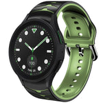 สายรัดนาฬิกาซิลิโคนลายโค้ง สำหรับ Samsung Galaxy Watch 6 Classic 43mm, สำหรับ Samsung Galaxy watch 5 Pro Golf Edition, สำหรับ Samsung Galaxy watch 5 Golf Edition