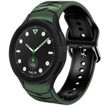 สายรัดนาฬิกาซิลิโคนลายโค้ง สำหรับ Samsung Galaxy Watch 6 Classic 43mm, สำหรับ Samsung Galaxy watch 5 Pro Golf Edition, สำหรับ Samsung Galaxy watch 5 Golf Edition