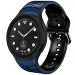 สายรัดนาฬิกาซิลิโคนลายโค้ง สำหรับ Samsung Galaxy Watch 6 Classic 43mm, สำหรับ Samsung Galaxy watch 5 Pro Golf Edition, สำหรับ Samsung Galaxy watch 5 Golf Edition