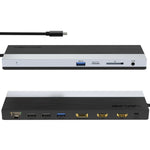 Wavlink UMD08 อะแดปเตอร์ HUB Type-C 12 in 1 พร้อม DisplayPort สำหรับจอแสดงผลสามจอ รุ่น UMD08