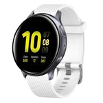 สายรัดนาฬิกาซิลิโคนลายเพชรขนาด 20mm, สำหรับ Samsung Galaxy Watch 4 Classic 42mm, สำหรับ Samsung Galaxy Watch Active 2 44mm, สำหรับ Samsung Galaxy Watch Active 2 40mm, สำหรับ Samsung Galaxy Watch 42mm