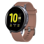 สายรัดนาฬิกาซิลิโคนลายเพชรขนาด 20mm, สำหรับ Samsung Galaxy Watch 4 Classic 42mm, สำหรับ Samsung Galaxy Watch Active 2 44mm, สำหรับ Samsung Galaxy Watch Active 2 40mm, สำหรับ Samsung Galaxy Watch 42mm