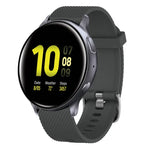 สายรัดนาฬิกาซิลิโคนลายเพชรขนาด 20mm, สำหรับ Samsung Galaxy Watch 4 Classic 42mm, สำหรับ Samsung Galaxy Watch Active 2 44mm, สำหรับ Samsung Galaxy Watch Active 2 40mm, สำหรับ Samsung Galaxy Watch 42mm