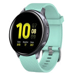 สายรัดนาฬิกาซิลิโคนลายเพชรขนาด 20mm, สำหรับ Samsung Galaxy Watch 4 Classic 42mm, สำหรับ Samsung Galaxy Watch Active 2 44mm, สำหรับ Samsung Galaxy Watch Active 2 40mm, สำหรับ Samsung Galaxy Watch 42mm