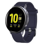 สายรัดนาฬิกาซิลิโคนลายเพชรขนาด 20mm, สำหรับ Samsung Galaxy Watch 4 Classic 42mm, สำหรับ Samsung Galaxy Watch Active 2 44mm, สำหรับ Samsung Galaxy Watch Active 2 40mm, สำหรับ Samsung Galaxy Watch 42mm