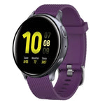 สายรัดนาฬิกาซิลิโคนลายเพชรขนาด 20mm, สำหรับ Samsung Galaxy Watch 4 Classic 42mm, สำหรับ Samsung Galaxy Watch Active 2 44mm, สำหรับ Samsung Galaxy Watch Active 2 40mm, สำหรับ Samsung Galaxy Watch 42mm