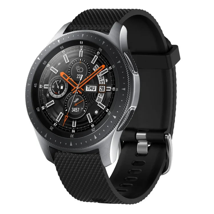 สายรัดนาฬิกาซิลิโคนลายเพชรขนาด 20mm, สำหรับ Samsung Galaxy Watch 4 Classic 42mm, สำหรับ Samsung Galaxy Watch Active 2 44mm, สำหรับ Samsung Galaxy Watch Active 2 40mm, สำหรับ Samsung Galaxy Watch 42mm