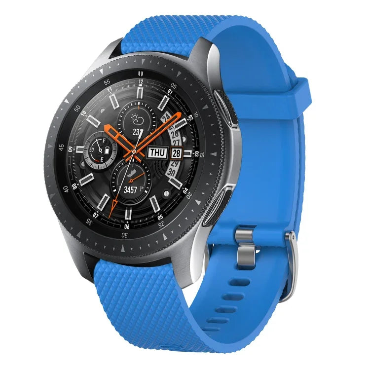 สายรัดนาฬิกาซิลิโคนลายเพชรขนาด 20mm, สำหรับ Samsung Galaxy Watch 4 Classic 42mm, สำหรับ Samsung Galaxy Watch Active 2 44mm, สำหรับ Samsung Galaxy Watch Active 2 40mm, สำหรับ Samsung Galaxy Watch 42mm