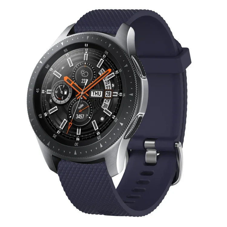 สายรัดนาฬิกาซิลิโคนลายเพชรขนาด 20mm, สำหรับ Samsung Galaxy Watch 4 Classic 42mm, สำหรับ Samsung Galaxy Watch Active 2 44mm, สำหรับ Samsung Galaxy Watch Active 2 40mm, สำหรับ Samsung Galaxy Watch 42mm