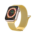 สายรัดนาฬิกาตาข่ายเหล็กแม่เหล็กคู่มิลาน สำหรับ Apple Watch 7 45mm, สำหรับ Apple Watch SE 40mm, สำหรับ Apple Watch SE 44mm, สำหรับ Apple Watch 6 40mm, สำหรับ Apple Watch 6 44mm, สำหรับ Apple Watch 5 44mm