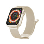 สายรัดนาฬิกาตาข่ายเหล็กแม่เหล็กคู่มิลาน สำหรับ Apple Watch 7 45mm, สำหรับ Apple Watch SE 40mm, สำหรับ Apple Watch SE 44mm, สำหรับ Apple Watch 6 40mm, สำหรับ Apple Watch 6 44mm, สำหรับ Apple Watch 5 44mm