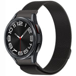 สายรัดนาฬิกา Button Style Milan Magnetic Metal สำหรับ Samsung Galaxy Watch 6 Classic, สำหรับ Samsung Galaxy Watch5 / 5 Pro, สำหรับ Samsung Galaxy Watch4 / 4 Classic 46mm, สำหรับ Samsung Galaxy Watch3 41mm