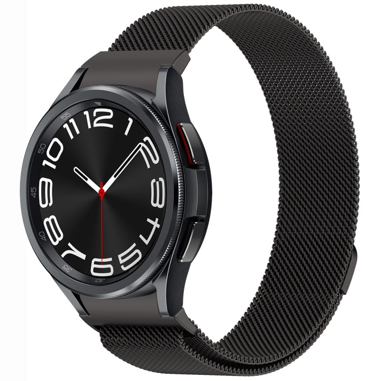 สายรัดนาฬิกา Button Style Milan Magnetic Metal สำหรับ Samsung Galaxy Watch 6 Classic, สำหรับ Samsung Galaxy Watch5 / 5 Pro, สำหรับ Samsung Galaxy Watch4 / 4 Classic 46mm, สำหรับ Samsung Galaxy Watch3 41mm