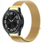 สายรัดนาฬิกา Button Style Milan Magnetic Metal สำหรับ Samsung Galaxy Watch 6 Classic, สำหรับ Samsung Galaxy Watch5 / 5 Pro, สำหรับ Samsung Galaxy Watch4 / 4 Classic 46mm, สำหรับ Samsung Galaxy Watch3 41mm