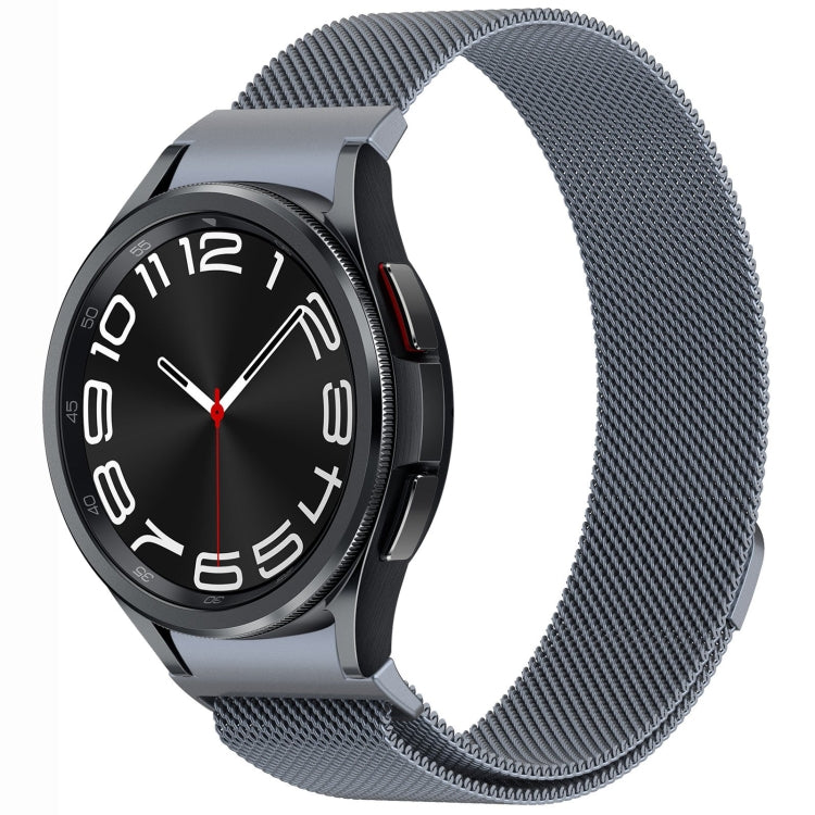 สายรัดนาฬิกา Button Style Milan Magnetic Metal สำหรับ Samsung Galaxy Watch 6 Classic, สำหรับ Samsung Galaxy Watch5 / 5 Pro, สำหรับ Samsung Galaxy Watch4 / 4 Classic 46mm, สำหรับ Samsung Galaxy Watch3 41mm