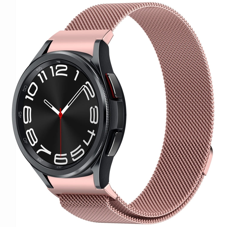 สายรัดนาฬิกา Button Style Milan Magnetic Metal สำหรับ Samsung Galaxy Watch 6 Classic, สำหรับ Samsung Galaxy Watch5 / 5 Pro, สำหรับ Samsung Galaxy Watch4 / 4 Classic 46mm, สำหรับ Samsung Galaxy Watch3 41mm