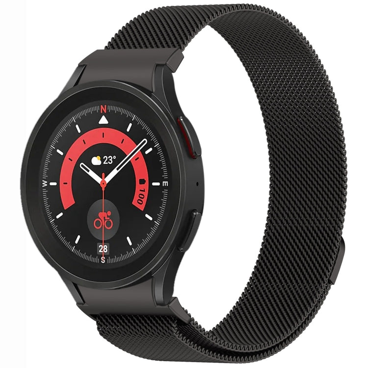 สายรัดนาฬิกา Button Style Milan Magnetic Metal สำหรับ Samsung Galaxy Watch 6 Classic, สำหรับ Samsung Galaxy Watch5 / 5 Pro, สำหรับ Samsung Galaxy Watch4 / 4 Classic 46mm, สำหรับ Samsung Galaxy Watch3 41mm