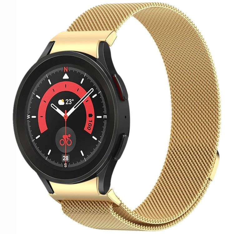 สายรัดนาฬิกา Button Style Milan Magnetic Metal สำหรับ Samsung Galaxy Watch 6 Classic, สำหรับ Samsung Galaxy Watch5 / 5 Pro, สำหรับ Samsung Galaxy Watch4 / 4 Classic 46mm, สำหรับ Samsung Galaxy Watch3 41mm