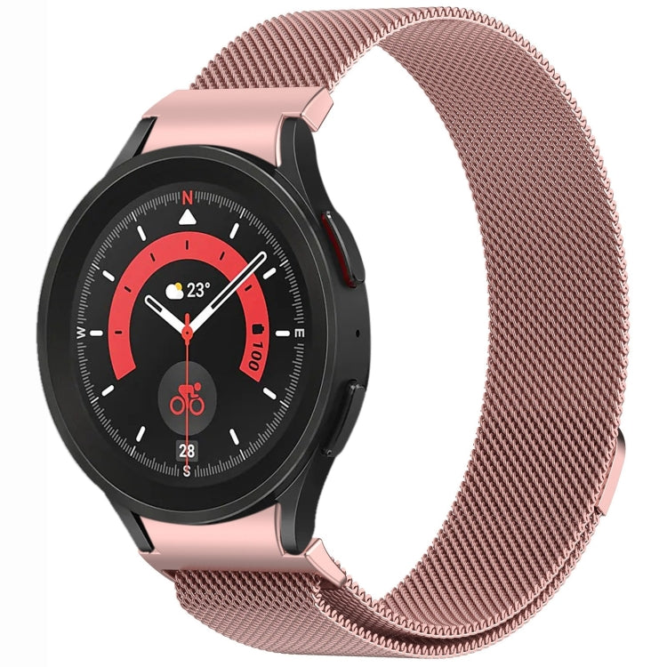 สายรัดนาฬิกา Button Style Milan Magnetic Metal สำหรับ Samsung Galaxy Watch 6 Classic, สำหรับ Samsung Galaxy Watch5 / 5 Pro, สำหรับ Samsung Galaxy Watch4 / 4 Classic 46mm, สำหรับ Samsung Galaxy Watch3 41mm