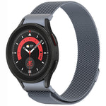 สายรัดนาฬิกา Button Style Milan Magnetic Metal สำหรับ Samsung Galaxy Watch 6 Classic, สำหรับ Samsung Galaxy Watch5 / 5 Pro, สำหรับ Samsung Galaxy Watch4 / 4 Classic 46mm, สำหรับ Samsung Galaxy Watch3 41mm