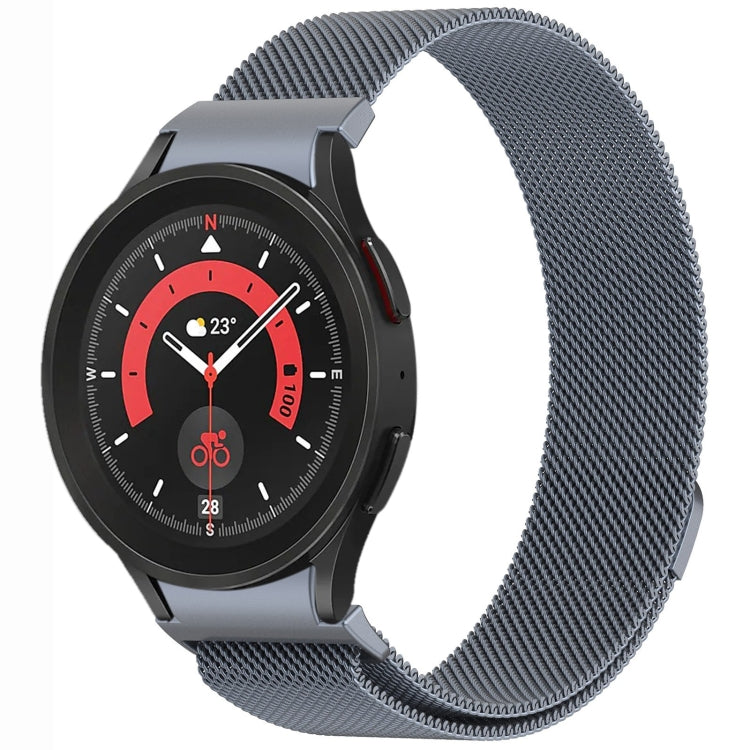สายรัดนาฬิกา Button Style Milan Magnetic Metal สำหรับ Samsung Galaxy Watch 6 Classic, สำหรับ Samsung Galaxy Watch5 / 5 Pro, สำหรับ Samsung Galaxy Watch4 / 4 Classic 46mm, สำหรับ Samsung Galaxy Watch3 41mm