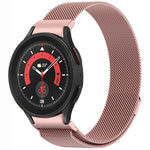 สายรัดนาฬิกา Button Style Milan Magnetic Metal สำหรับ Samsung Galaxy Watch 6 Classic, สำหรับ Samsung Galaxy Watch5 / 5 Pro, สำหรับ Samsung Galaxy Watch4 / 4 Classic 46mm, สำหรับ Samsung Galaxy Watch3 41mm