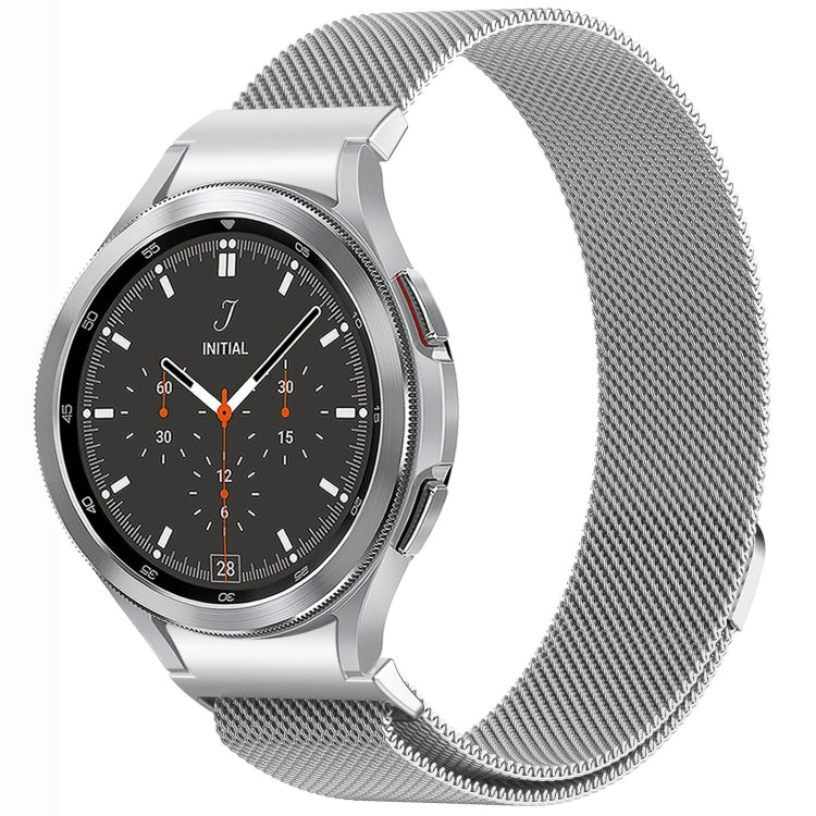 สายรัดนาฬิกา Button Style Milan Magnetic Metal สำหรับ Samsung Galaxy Watch 6 Classic, สำหรับ Samsung Galaxy Watch5 / 5 Pro, สำหรับ Samsung Galaxy Watch4 / 4 Classic 46mm, สำหรับ Samsung Galaxy Watch3 41mm