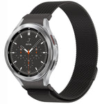 สายรัดนาฬิกา Button Style Milan Magnetic Metal สำหรับ Samsung Galaxy Watch 6 Classic, สำหรับ Samsung Galaxy Watch5 / 5 Pro, สำหรับ Samsung Galaxy Watch4 / 4 Classic 46mm, สำหรับ Samsung Galaxy Watch3 41mm