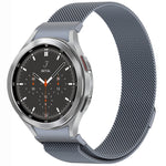 สายรัดนาฬิกา Button Style Milan Magnetic Metal สำหรับ Samsung Galaxy Watch 6 Classic, สำหรับ Samsung Galaxy Watch5 / 5 Pro, สำหรับ Samsung Galaxy Watch4 / 4 Classic 46mm, สำหรับ Samsung Galaxy Watch3 41mm