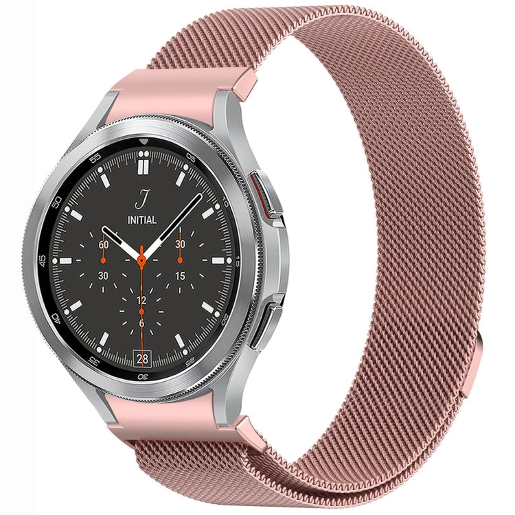 สายรัดนาฬิกา Button Style Milan Magnetic Metal สำหรับ Samsung Galaxy Watch 6 Classic, สำหรับ Samsung Galaxy Watch5 / 5 Pro, สำหรับ Samsung Galaxy Watch4 / 4 Classic 46mm, สำหรับ Samsung Galaxy Watch3 41mm
