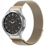 สายรัดนาฬิกา Button Style Milan Magnetic Metal สำหรับ Samsung Galaxy Watch 6 Classic, สำหรับ Samsung Galaxy Watch5 / 5 Pro, สำหรับ Samsung Galaxy Watch4 / 4 Classic 46mm, สำหรับ Samsung Galaxy Watch3 41mm