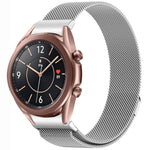 สายรัดนาฬิกา Button Style Milan Magnetic Metal สำหรับ Samsung Galaxy Watch 6 Classic, สำหรับ Samsung Galaxy Watch5 / 5 Pro, สำหรับ Samsung Galaxy Watch4 / 4 Classic 46mm, สำหรับ Samsung Galaxy Watch3 41mm