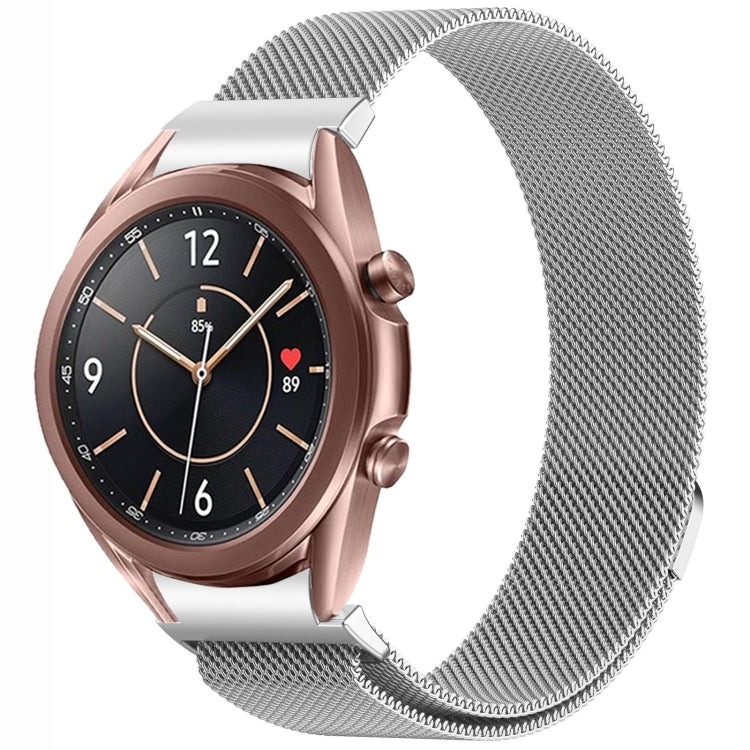 สายรัดนาฬิกา Button Style Milan Magnetic Metal สำหรับ Samsung Galaxy Watch 6 Classic, สำหรับ Samsung Galaxy Watch5 / 5 Pro, สำหรับ Samsung Galaxy Watch4 / 4 Classic 46mm, สำหรับ Samsung Galaxy Watch3 41mm