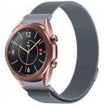 สายรัดนาฬิกา Button Style Milan Magnetic Metal สำหรับ Samsung Galaxy Watch 6 Classic, สำหรับ Samsung Galaxy Watch5 / 5 Pro, สำหรับ Samsung Galaxy Watch4 / 4 Classic 46mm, สำหรับ Samsung Galaxy Watch3 41mm