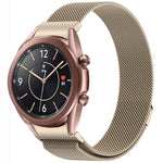 สายรัดนาฬิกา Button Style Milan Magnetic Metal สำหรับ Samsung Galaxy Watch 6 Classic, สำหรับ Samsung Galaxy Watch5 / 5 Pro, สำหรับ Samsung Galaxy Watch4 / 4 Classic 46mm, สำหรับ Samsung Galaxy Watch3 41mm