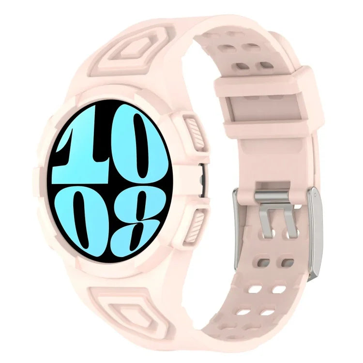 สายซิลิโคนแบบบูรณาการ TPU สำหรับ Samsung Galaxy Watch6 44mm, สำหรับ Samsung Galaxy Watch6 40mm