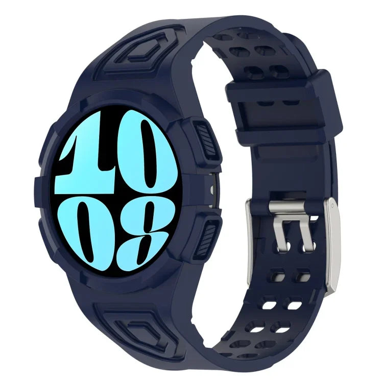 สายซิลิโคนแบบบูรณาการ TPU สำหรับ Samsung Galaxy Watch6 44mm, สำหรับ Samsung Galaxy Watch6 40mm